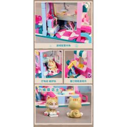 KEEPPLEY K28018 28018 non  TRUYỆN TRANH TAM HOA bộ đồ chơi xếp lắp ráp ghép mô hình LOVELY STREET