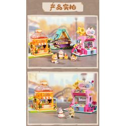 KEEPPLEY K28018 28018 non  TRUYỆN TRANH TAM HOA bộ đồ chơi xếp lắp ráp ghép mô hình LOVELY STREET