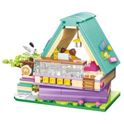 KEEPPLEY K28018 28018 non  TRUYỆN TRANH TAM HOA bộ đồ chơi xếp lắp ráp ghép mô hình LOVELY STREET