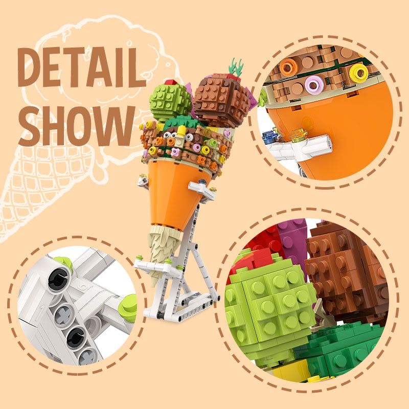 BUILDMOC C7256Y01 7256Y01 C7256Y02 7256Y02 non  KEM 2. bộ đồ chơi xếp lắp ráp ghép mô hình Arts & Crafts 724 khối