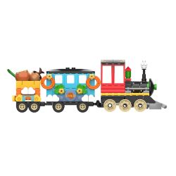 JAKI JK6335 6335 non  TÀU RỪNG bộ đồ chơi xếp lắp ráp ghép mô hình 221 khối