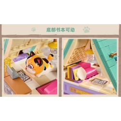 KEEPPLEY K28018 28018 non  TRUYỆN TRANH TAM HOA bộ đồ chơi xếp lắp ráp ghép mô hình LOVELY STREET