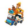 JAKI JK6333 6333 non  SQUIRREL ICE CREAM bộ đồ chơi xếp lắp ráp ghép mô hình 200 khối