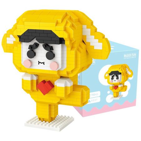 LOZ 9237 non  CHÚ CHÓ MAY MẮN bộ đồ chơi xếp lắp ráp ghép mô hình Creator Sáng Tạo 760 khối