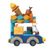 JAKI JK6333 6333 non  SQUIRREL ICE CREAM bộ đồ chơi xếp lắp ráp ghép mô hình 200 khối