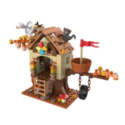 JAKI JK6332 6332 non  NHÀ CÂY NHỎ RỪNG bộ đồ chơi xếp lắp ráp ghép mô hình 220 khối