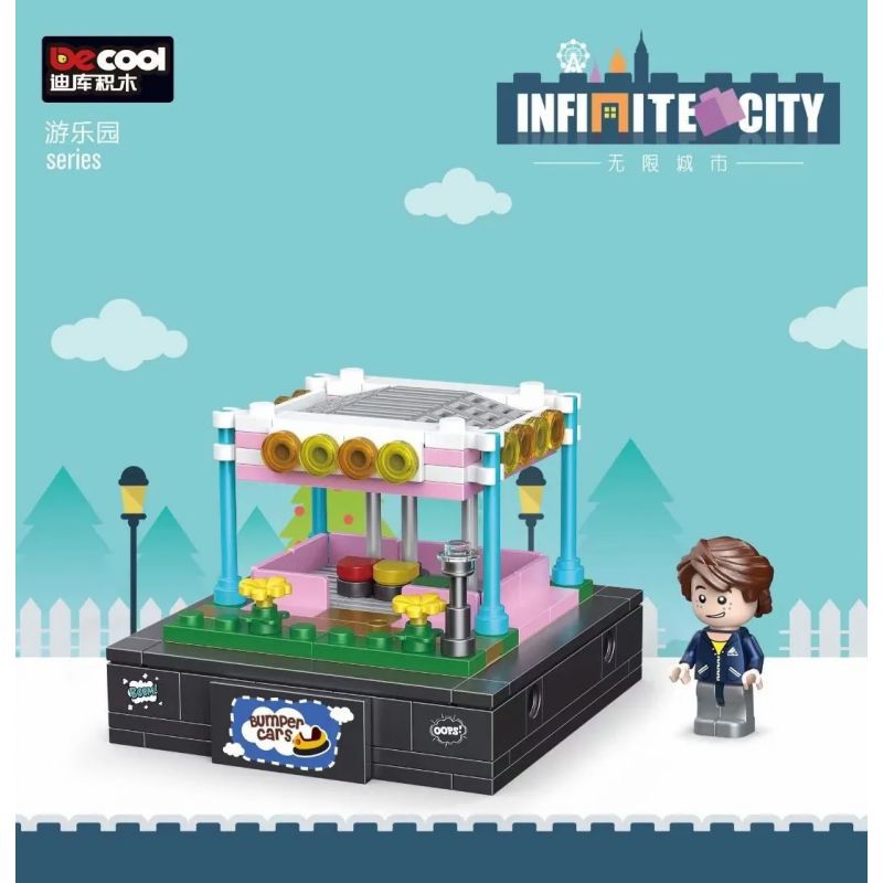 Decool 77108 Jisi 77108 non Lego BỘI THU bộ đồ chơi xếp lắp ráp ghép mô hình Infinite City Thành Phố Vô Hạn 144 khối