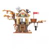 JAKI JK6332 6332 non  NHÀ CÂY NHỎ RỪNG bộ đồ chơi xếp lắp ráp ghép mô hình 220 khối