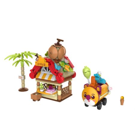 JAKI JK6331 6331 non  SQUIRREL NUT HOUSE. bộ đồ chơi xếp lắp ráp ghép mô hình 207 khối