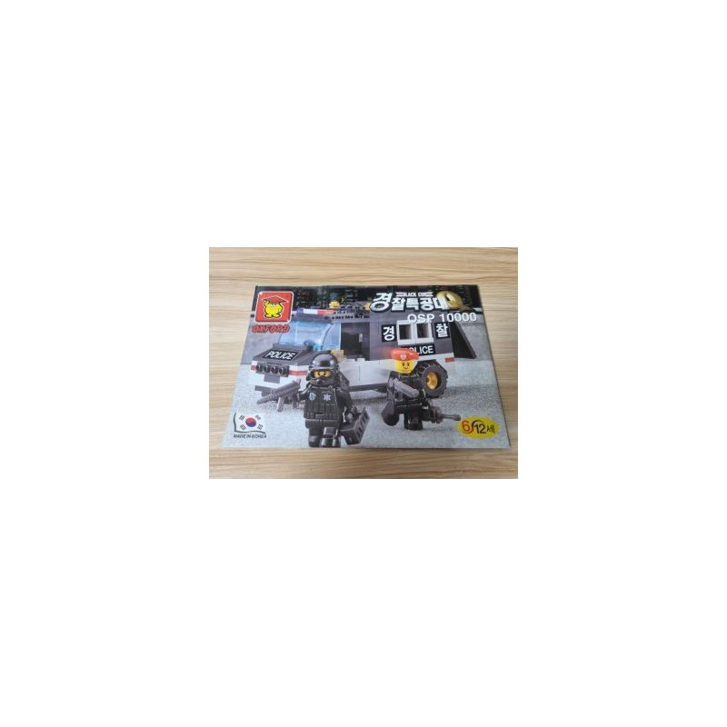 OXFORD OSP10000 10000 non Lego CẢNH SÁT DA ĐEN bộ đồ chơi xếp lắp ráp ghép mô hình City 경찰특공대Q BLACK COP Thành Phố