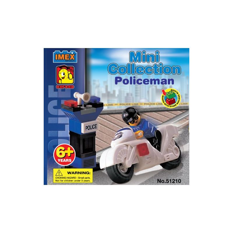 OXFORD 51210 MC0825-0 0825-0 non Lego XE MÁY CẢNH SÁT bộ đồ chơi xếp lắp ráp ghép mô hình City 특수경찰청(POLICEMAN) Thành Phố 30 khối