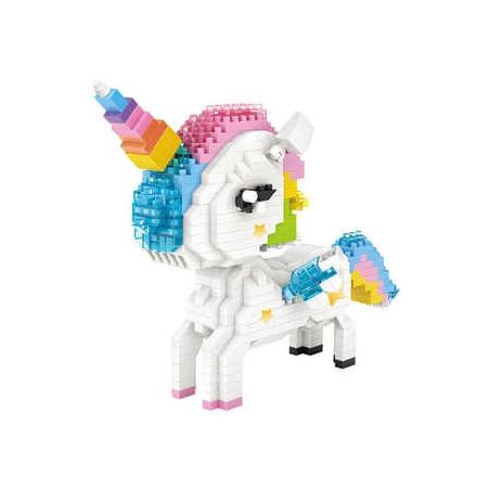 LOZ 9256 non  CON KỲ LÂN bộ đồ chơi xếp lắp ráp ghép mô hình Creator Sáng Tạo 880 khối