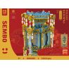 SEMBO 608004C non  CUNG ĐIỆN ÁNH SÁNG bộ đồ chơi xếp lắp ráp ghép mô hình Architecture PALACE BUILDING Công Trình Kiến Trúc 1523 khối