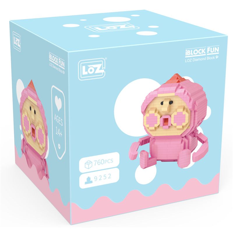 LOZ 9252 non  ĐÁNH RẮM ĐÀO bộ đồ chơi xếp lắp ráp ghép mô hình Creator Sáng Tạo 760 khối