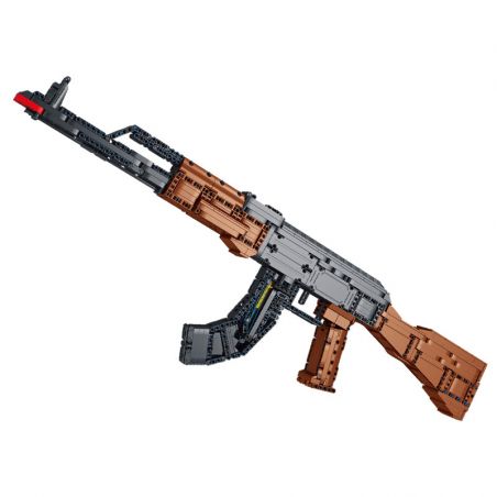 PanlosBrick 670004 Panlos Brick 670004 non  SÚNG TRƯỜNG TỰ ĐỘNG AKM bộ đồ chơi xếp lắp ráp ghép mô hình Gun AKM AUTOMATIC RIFLES 1508 khối