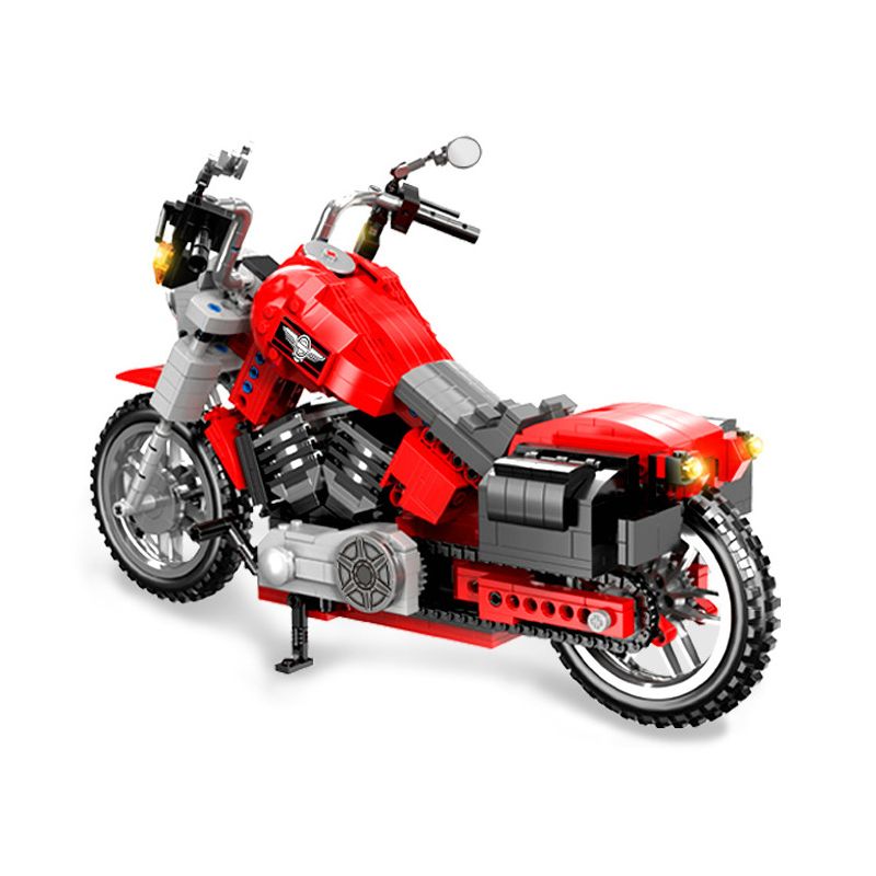 RUIZHI BEE 840 non  HARLEY MOTORCYCLE. bộ đồ chơi xếp lắp ráp ghép mô hình  Kỹ Thuật Công Nghệ Cao Mô Hình Phương Tiện 1108 khối