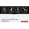 PanlosBrick 670004 Panlos Brick 670004 non  SÚNG TRƯỜNG TỰ ĐỘNG AKM bộ đồ chơi xếp lắp ráp ghép mô hình Gun AKM AUTOMATIC RIFLES 1508 khối