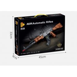 PanlosBrick 670004 Panlos Brick 670004 non  SÚNG TRƯỜNG TỰ ĐỘNG AKM bộ đồ chơi xếp lắp ráp ghép mô hình Gun AKM AUTOMATIC RIFLES 1508 khối
