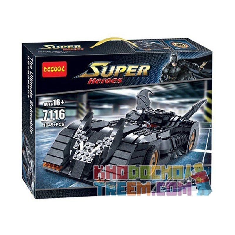 NOT Lego THE LEGO BATMAN MOVIE 7784 The Batmobile: Ultimate Collectors' Edition, Decool 7116 Jisi 7116 Xếp hình siêu xe của người Dơi 1045 khối NOT Lego THE LEGO BATMAN MOVIE 7784 The Batmobile: Ultimate Collectors' Edition, Decool 7116 Jisi 7116 Xếp hình siêu xe của người Dơi 1045 khối