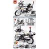 RUIZHI BEE 839 non  XE MÁY CẢNH SÁT ĐẶC BIỆT bộ đồ chơi xếp lắp ráp ghép mô hình  Kỹ Thuật Công Nghệ Cao Mô Hình Phương Tiện 716 khối