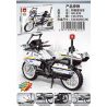 RUIZHI BEE 839 non  XE MÁY CẢNH SÁT ĐẶC BIỆT bộ đồ chơi xếp lắp ráp ghép mô hình  Kỹ Thuật Công Nghệ Cao Mô Hình Phương Tiện 716 khối