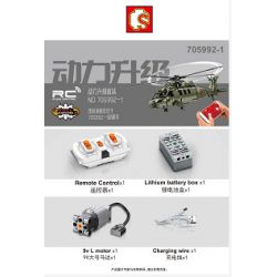 SEMBO 705992 non  TRỰC TIẾP -20 MÁY BAY THĂNG TỔNG HỢP CỠ TRUNG BÌNH bộ đồ chơi xếp lắp ráp ghép mô hình Military Army Z-20 ATTACK HELICOPTER Quân Sự Bộ Đội 1880 khối