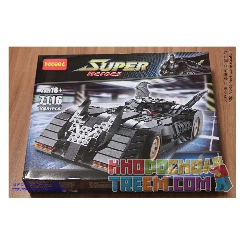 NOT The Lego Batman Movie 7784 The Batmobile Ultimate Collectors' Edition  Batmobile The Ultimate Collectors Edition , Decool 7116 Jisi 7116 Xếp hình  Siêu Xe Của Người Dơi giá sốc rẻ nhất