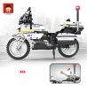 RUIZHI BEE 839 non  XE MÁY CẢNH SÁT ĐẶC BIỆT bộ đồ chơi xếp lắp ráp ghép mô hình  Kỹ Thuật Công Nghệ Cao Mô Hình Phương Tiện 716 khối