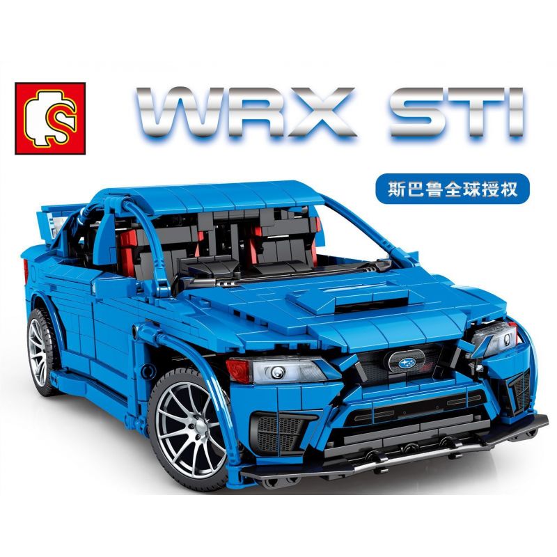 SEMBO 705990 non  SUBARU WRX STI 1:14 tỷ lệ 1:14 bộ đồ chơi xếp lắp ráp ghép mô hình  Kỹ Thuật Công Nghệ Cao Mô Hình Phương Tiện 1824 khối