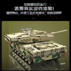MouldKing 20020 Mould King 20020 non  XE TĂNG LEOPARD 2 bộ đồ chơi xếp lắp ráp ghép mô hình Military Army LEOPARD 2 TANK Quân Sự Bộ Đội