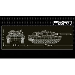 MouldKing 20020 Mould King 20020 non  XE TĂNG LEOPARD 2 bộ đồ chơi xếp lắp ráp ghép mô hình Military Army LEOPARD 2 TANK Quân Sự Bộ Đội