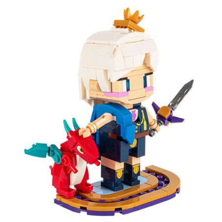 JIALE ZHUAN 30012 non  SISI ĐẦU GẠCH bộ đồ chơi xếp lắp ráp ghép mô hình Emily The Musical Princess Công Chúa Âm Nhạc Emily 227 khối