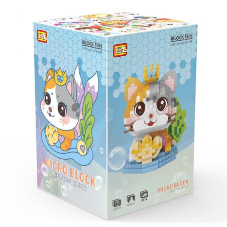 LOZ 8114 non  NÀNG TIÊN CÁ DƯỚI NƯỚC bộ đồ chơi xếp lắp ráp ghép mô hình Creator Sáng Tạo 1020 khối