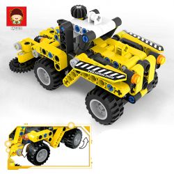 RUIZHI BEE 833 non  MINI TRACTOR. bộ đồ chơi xếp lắp ráp ghép mô hình  Kỹ Thuật Công Nghệ Cao Mô Hình Phương Tiện 219 khối