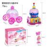 JIALE ZHUAN 30020 non  XE QUẢ CẦU PHA LÊ CỦA EMILY bộ đồ chơi xếp lắp ráp ghép mô hình Emily The Musical Princess Công Chúa Âm Nhạc Emily 79 khối