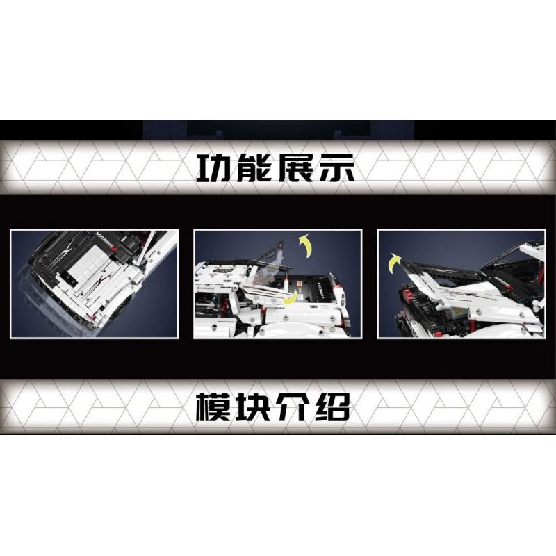 MouldKing 13128 Mould King 13128 non  QUỶ (DODGE HELLCAT) bộ đồ chơi xếp lắp ráp ghép mô hình  Kỹ Thuật Công Nghệ Cao Mô Hình Phương Tiện 1678 khối