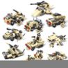RUIZHI BEE 22007 non  BỂ SẮT VŨ TRANG 10 bộ đồ chơi xếp lắp ráp ghép mô hình WAR DEFENSE 934 khối