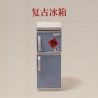 TOP TOY 16003 non  TỦ LẠNH CỔ ĐIỂN bộ đồ chơi xếp lắp ráp ghép mô hình RETRO REFRIGERATOR 678 khối