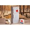 TOP TOY 16003 non  TỦ LẠNH CỔ ĐIỂN bộ đồ chơi xếp lắp ráp ghép mô hình RETRO REFRIGERATOR 678 khối