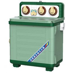 TOP TOY 16004 non  MÁY GIẶT CỔ ĐIỂN bộ đồ chơi xếp lắp ráp ghép mô hình WASHING MACHINE 565 khối