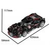 BRICKCOOL KC011 non  ĐUA XE CÔNG NGHỆ bộ đồ chơi xếp lắp ráp ghép mô hình 2223 khối