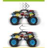 TA GAOLE T1007-1 1007-1 T1007-2 1007-2 non  XE TẢI MONSTER 2 RUNARTER bộ đồ chơi xếp lắp ráp ghép mô hình Mini Racing Pacemaker TECHNOLOGY MIX Đua Xe Mini 408 khối