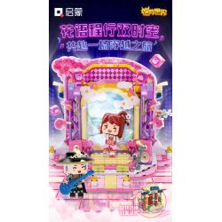 Enlighten 72033 Qman 72033 non  NGÔN NGỮ HOA CHENG XING DUAL TIME AND SPACE (CHUYẾN PHIÊU LƯU TRÊN NÚI QINGHOU SÂN KHẤU ÁNH SAO HUAXIAOLOU) bộ đồ chơi xếp lắp ráp ghép mô hình Minecraft Game Xây Dựng 446 khối