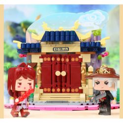 Enlighten 72033 Qman 72033 non  NGÔN NGỮ HOA CHENG XING DUAL TIME AND SPACE (CHUYẾN PHIÊU LƯU TRÊN NÚI QINGHOU SÂN KHẤU ÁNH SAO HUAXIAOLOU) bộ đồ chơi xếp lắp ráp ghép mô hình Minecraft Game Xây Dựng 446 khối