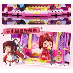 Enlighten 72033 Qman 72033 non  NGÔN NGỮ HOA CHENG XING DUAL TIME AND SPACE (CHUYẾN PHIÊU LƯU TRÊN NÚI QINGHOU SÂN KHẤU ÁNH SAO HUAXIAOLOU) bộ đồ chơi xếp lắp ráp ghép mô hình Minecraft Game Xây Dựng 446 khối