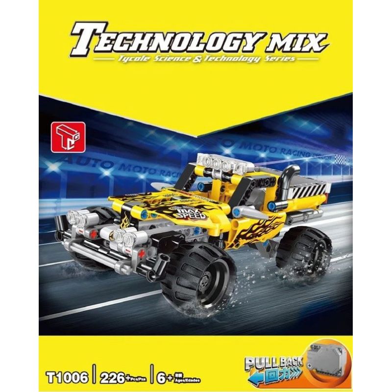 TA GAOLE T1006-1 1006-1 T1006-2 1006-2 non  BACKSTREACH 2 RED EQUATION RACING PICK MÀU VÀNG bộ đồ chơi xếp lắp ráp ghép mô hình Speed Champions Racing Cars TECHNOLOGY MIX Đua Xe Công Thức 429 khối
