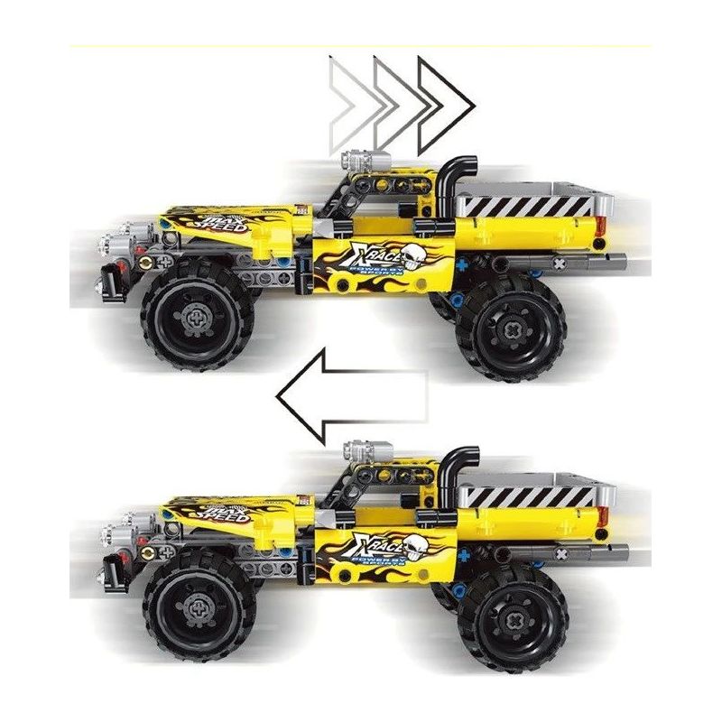 TA GAOLE T1006-1 1006-1 T1006-2 1006-2 non  BACKSTREACH 2 RED EQUATION RACING PICK MÀU VÀNG bộ đồ chơi xếp lắp ráp ghép mô hình Speed Champions Racing Cars TECHNOLOGY MIX Đua Xe Công Thức 429 khối