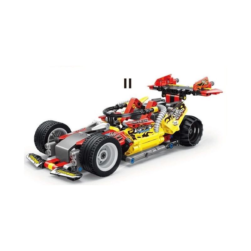 TA GAOLE T1006-1 1006-1 T1006-2 1006-2 non  BACKSTREACH 2 RED EQUATION RACING PICK MÀU VÀNG bộ đồ chơi xếp lắp ráp ghép mô hình Speed Champions Racing Cars TECHNOLOGY MIX Đua Xe Công Thức 429 khối