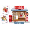 ZHEGAO JZ3001 3001 JZ3001A 3001A non  NHÀ PHỐ NHẬT BẢN 6 RƯỢU BẠCH LỬA GIAN HÀNG ĐUA CỬA SUSHI TẠP HÓA ĐẬU PHỤ bộ đồ chơi xếp lắp ráp ghép mô hình Modular Buildings Mô Hình Nhà Cửa 192 khối