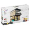 JIALE ZHUAN 61001 non  NGÔI NHÀ HIỆN ĐẠI bộ đồ chơi xếp lắp ráp ghép mô hình 1095 khối